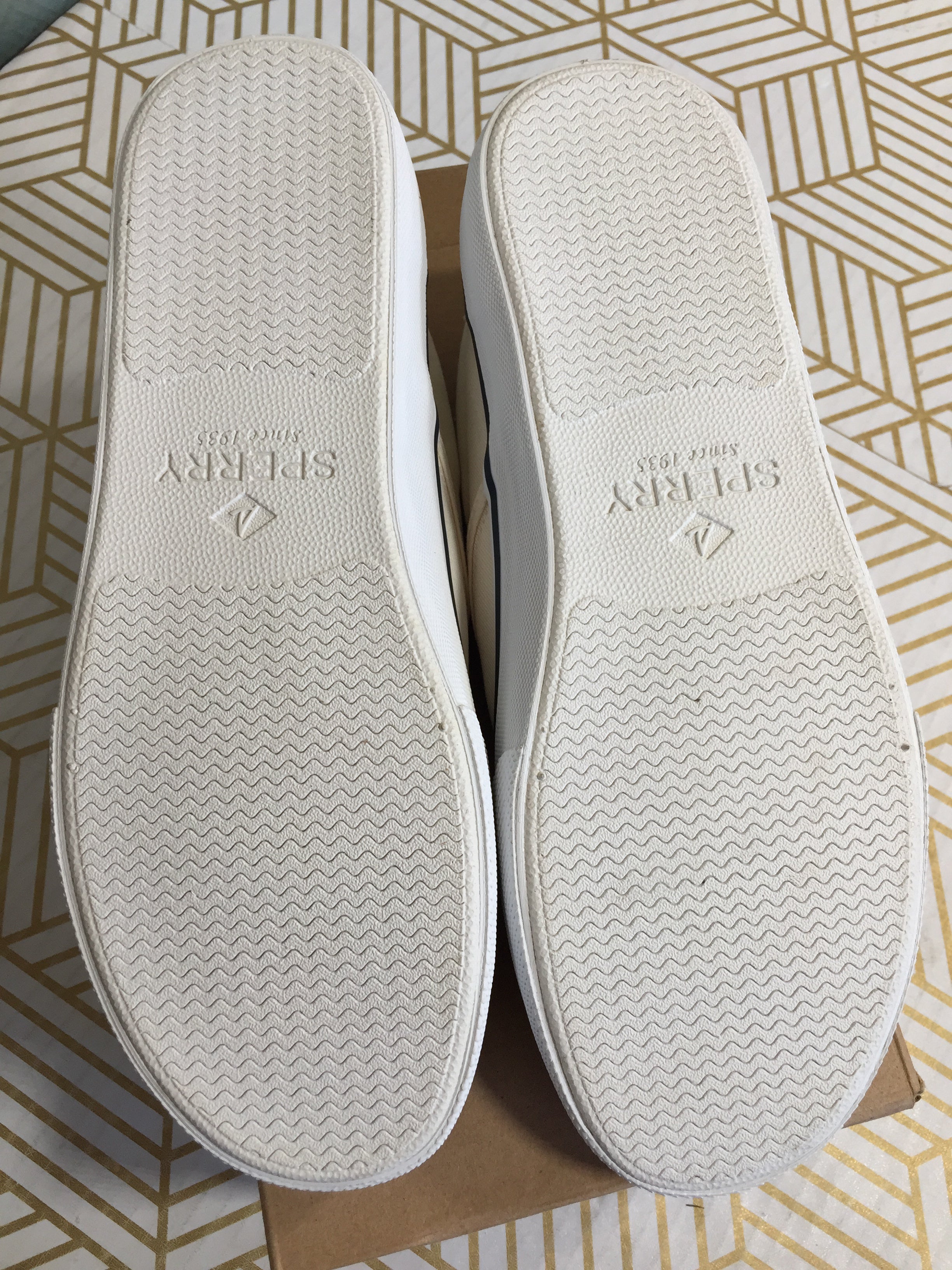 Sperry Men's Striper II Slip on Sneaker, White - US Size 8 (7881160130798)